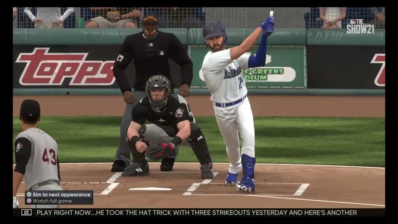 MLB The Show 21 RTTS Part 7-A One Run Win