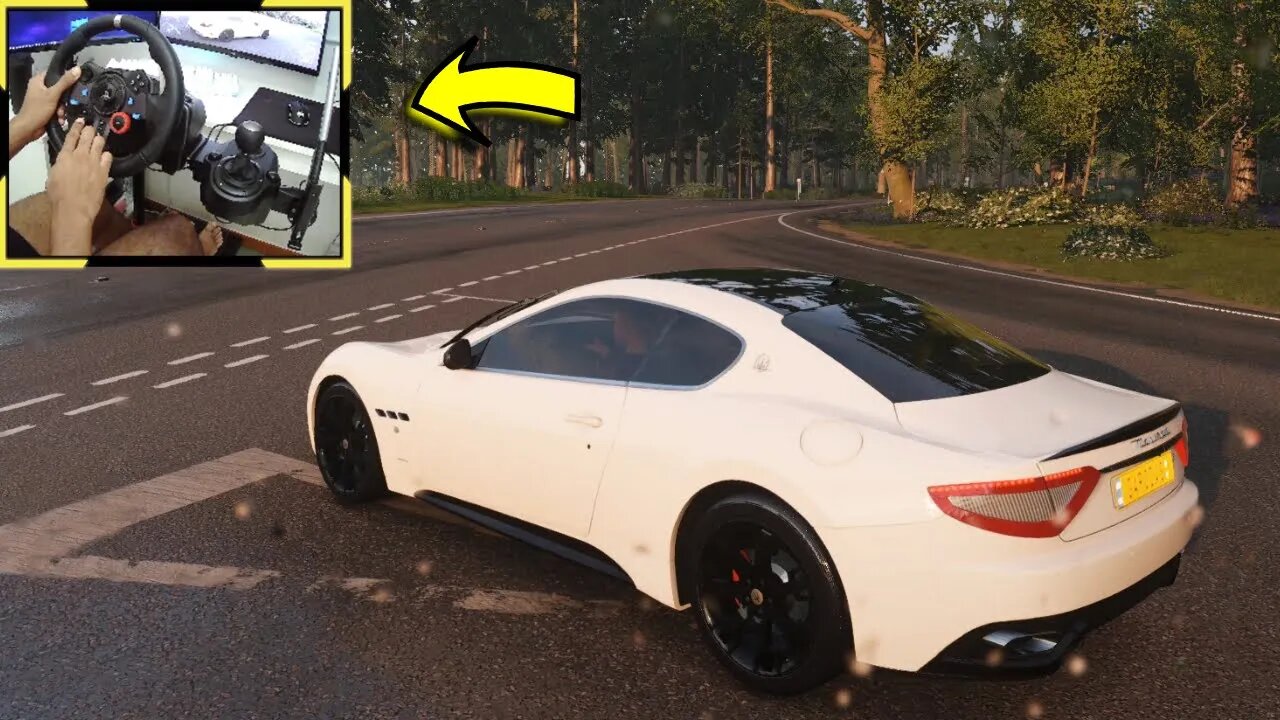 MASERATI GRAN TURISMO S - Forza Horizon 4 gameplay / Volante Logitech g29