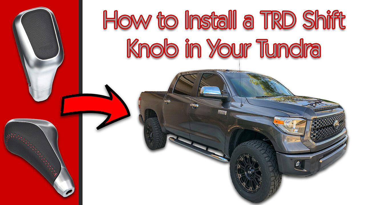 How to Install a TRD Shift Knob in Your Toyota Tundra [4K]