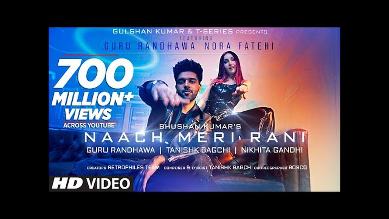 Naach Meri Rani: Guru Randhawa Feat. Nora Fatehi | Tanishk Bagchi | Nikhita Gandhi | Bhushan Kumar