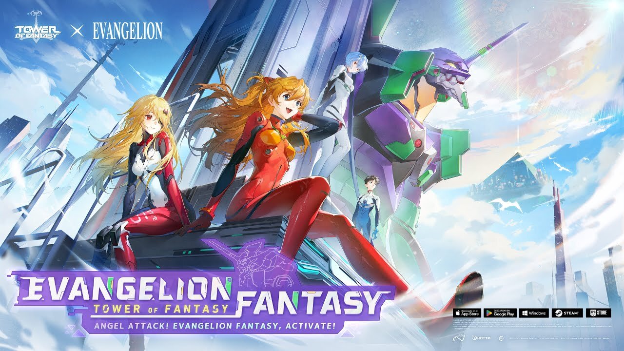 Tower of Fantasy x Evangelion Rei Ayanami Simulacrum Trailer