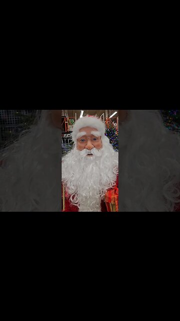 Santa snuck up on me early this year 🎅 #Christmas #Halloween #creepy #scary #Santa #homedepot #lol