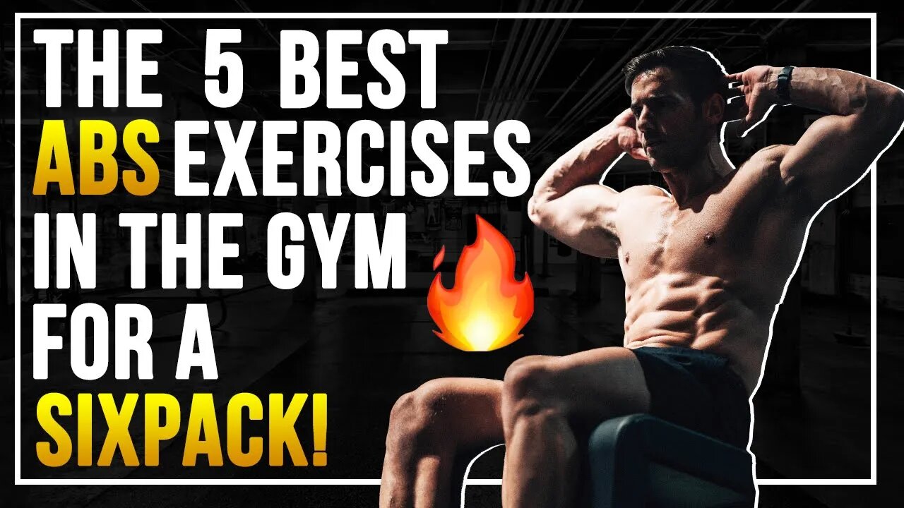 The 5 Best ABS exercises in the Gym for a SIXPACK! #CrockFit