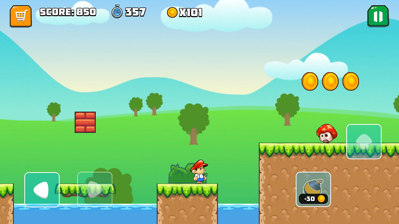 Super Bob Jungle Adventure - Android Gameplay [8+ Mins, 1080p60fps]