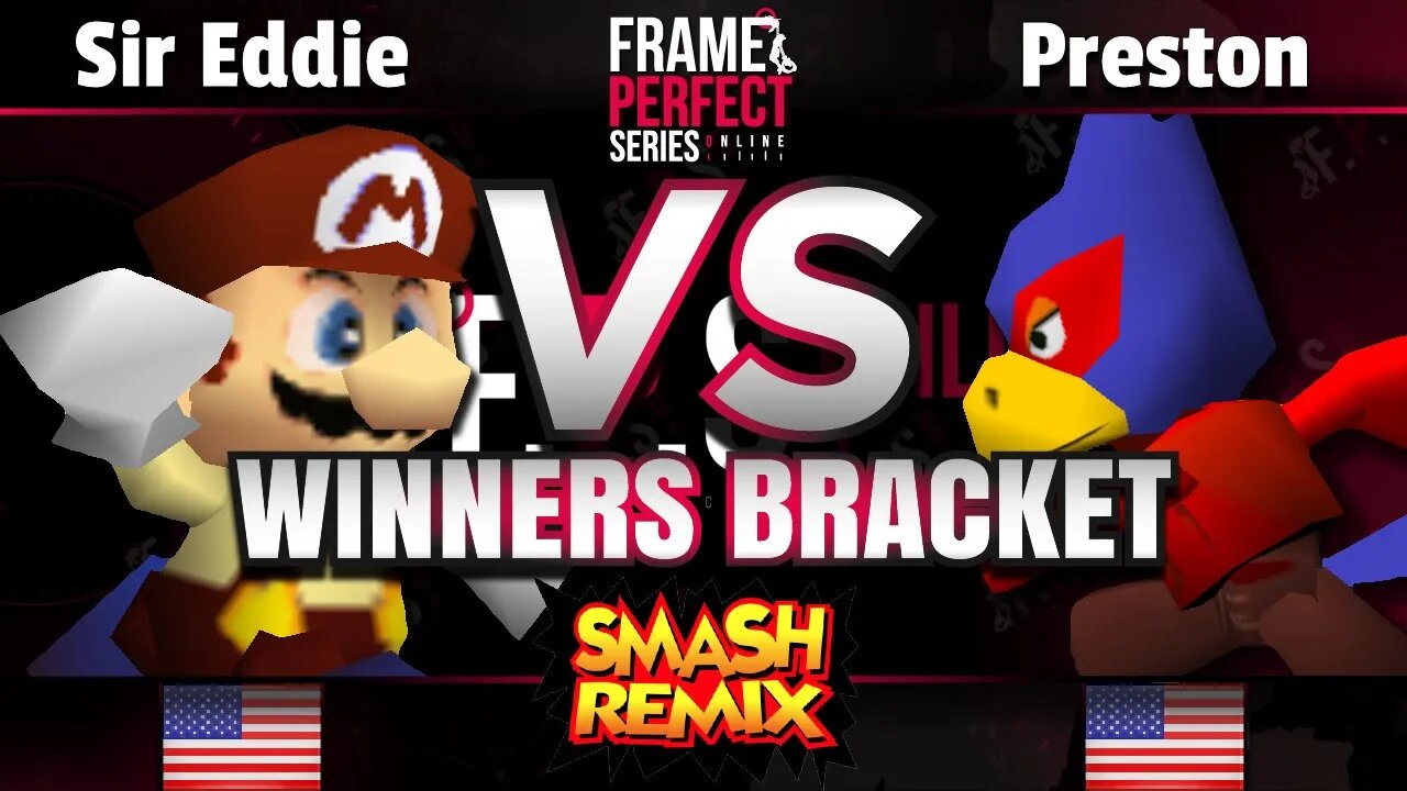 FPS3 Online W. Bracket - Mr. | Sir Eddie (Mario, Ness, Link) vs. Preston (Falco) - Smash Remix