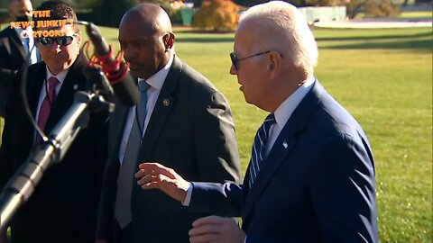 Reporter: "Do you stand by your past comments equating [Kyle Rittenhouse] to white supremacy?"