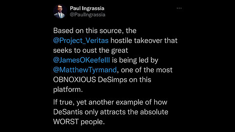 James O'Keefe SLAMS The Corrupt Establishment, Vows To Empower YOU To Expose Corruption 6-1-23 Timca