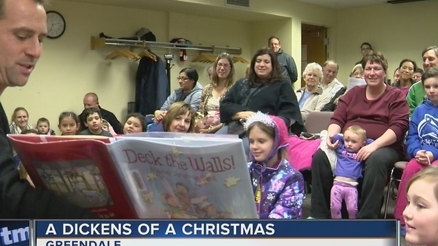 Vince Vitrano reads to kids at Greendale Public Library