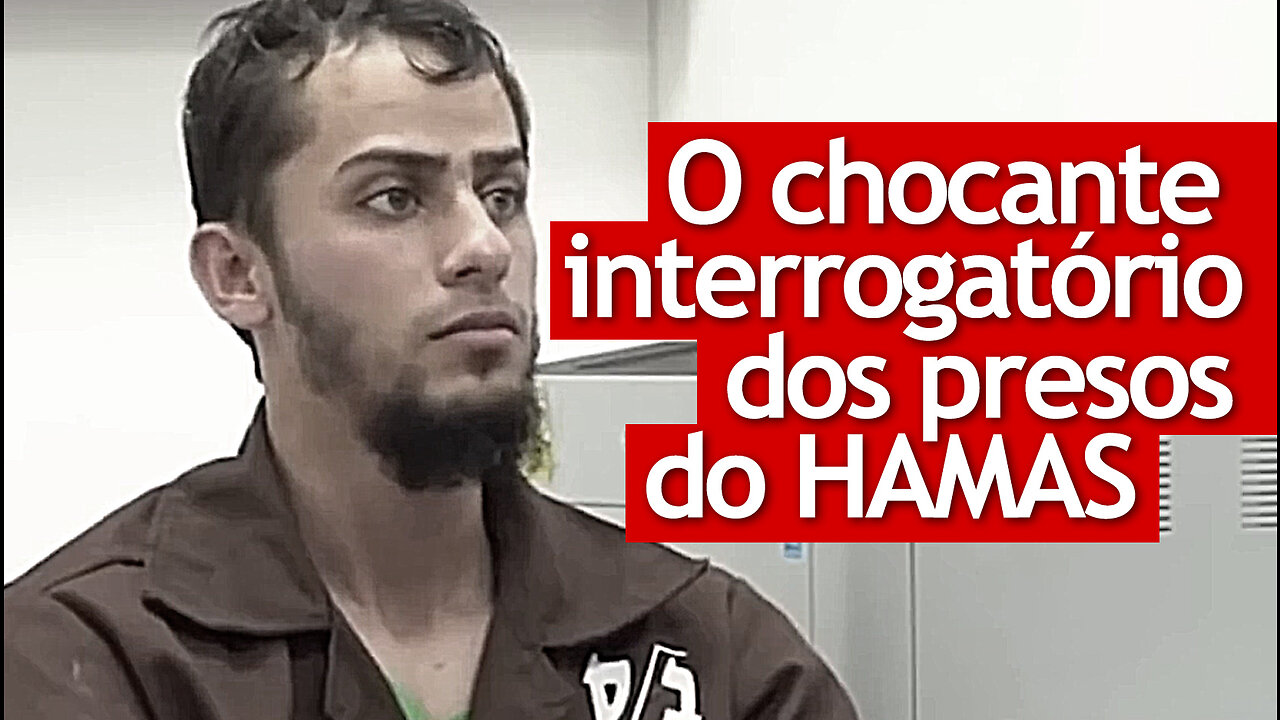 O chocante interrogatório dos presos do HAMAS | The shocking interrogation | JV Jornalismo Verdade