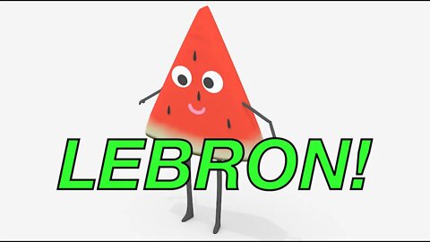 Happy Birthday LEBRON! - WATERMELON Birthday Song