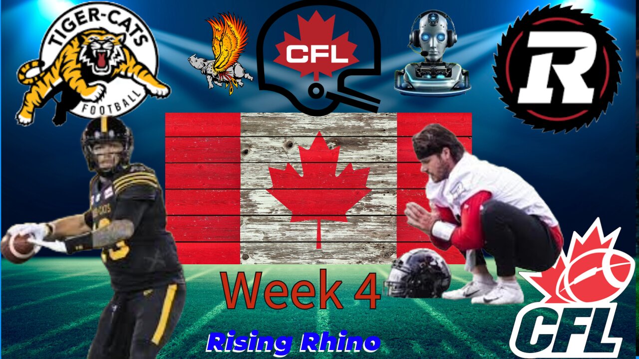 Hamilton Tiger-Cats Vs Ottawa Redblacks Week 4 With AI-Co-Host LIVE REACTION