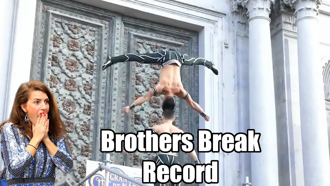 Vietnamese Brothers Climb Stair with Another On Their Head Reaction