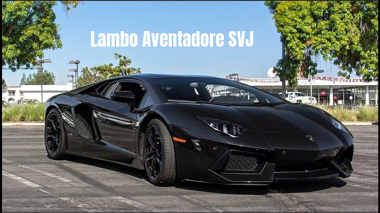 Lambo Aventadore SVJ