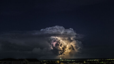 Twilight Lightning Storm of 21 July 2023