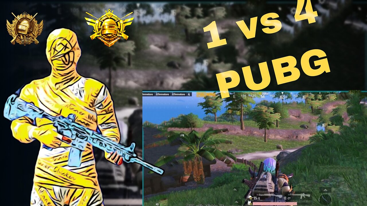 Pubg 1 Vs 4 Cluch