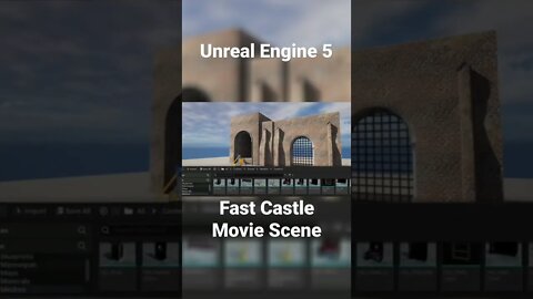 Unreal Engine 5 Creating a Castle Scene #unrealengine #unrealengine5 #ue5