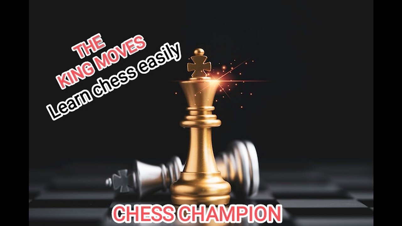 The king moves - (knowing the pieces) learn chess easy #chess #chess_champian #learn_chess