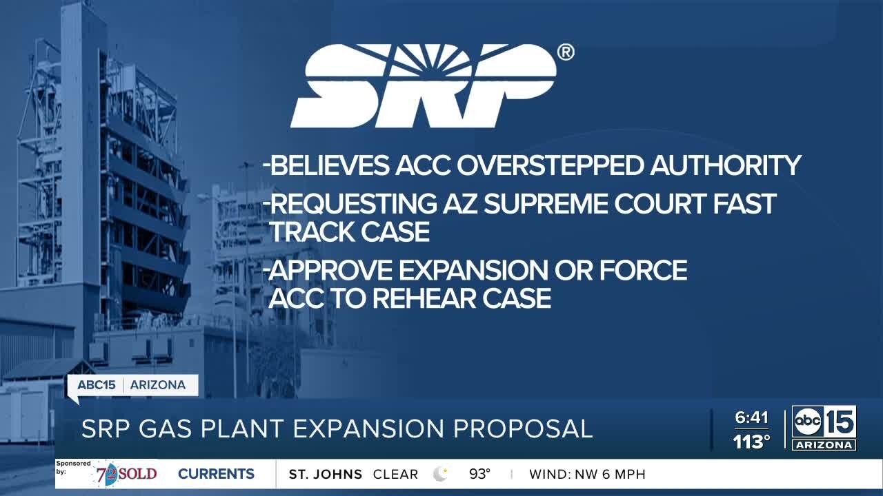 SRP sues for court to overturn ACC gas plant rejection