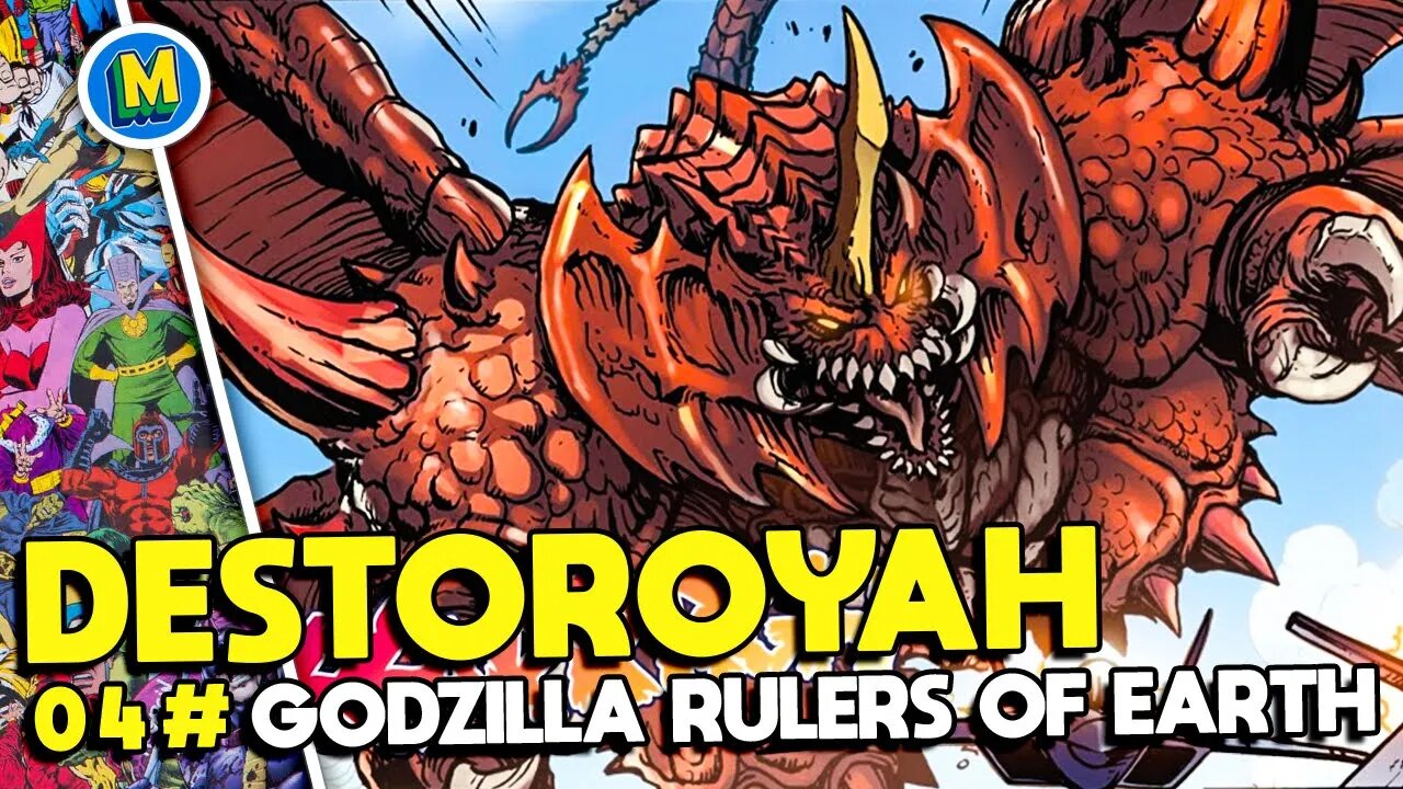 GODZILLA RULERS OF EARTH - NÚMERO #04 [ GODZILLA VS DESTOROYAH + MANDA,GEZORA E VARAN ]