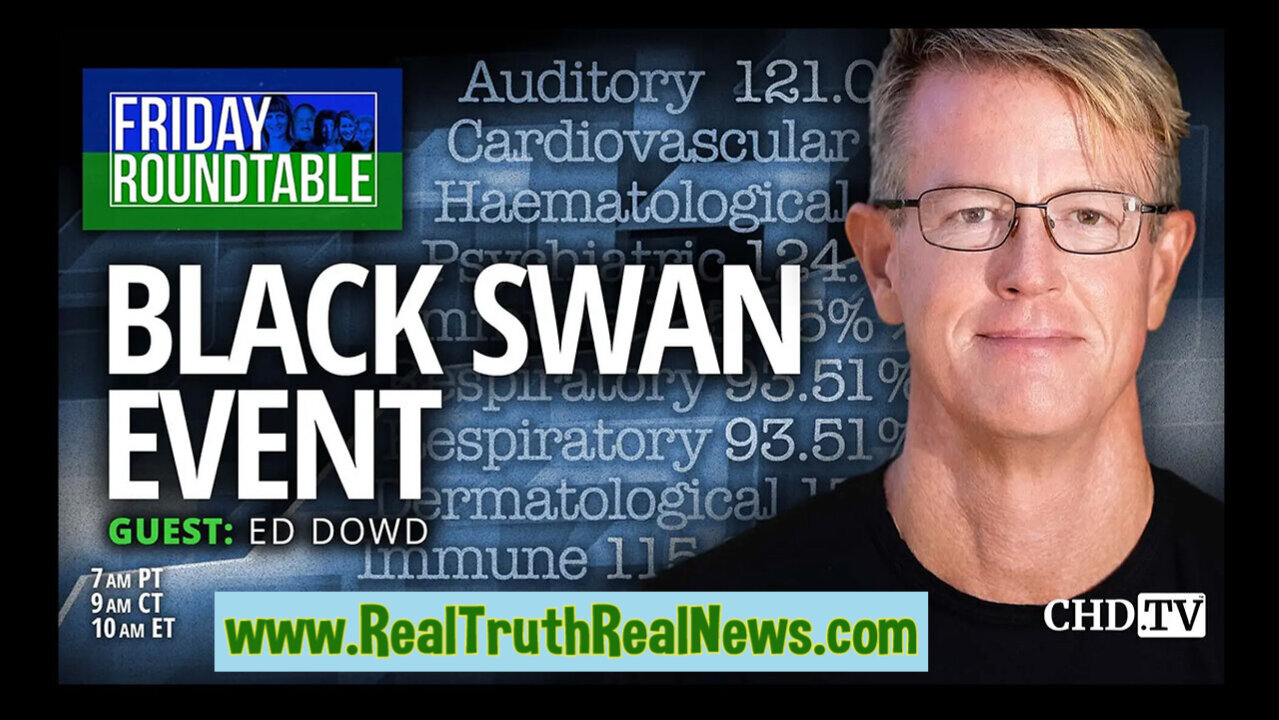 🎯 Ed Dowd: "Black Swan Event" - Covid Vaccine Disability Claims Are On the Rise - They Can't Run From This Data! * Info Links 👇