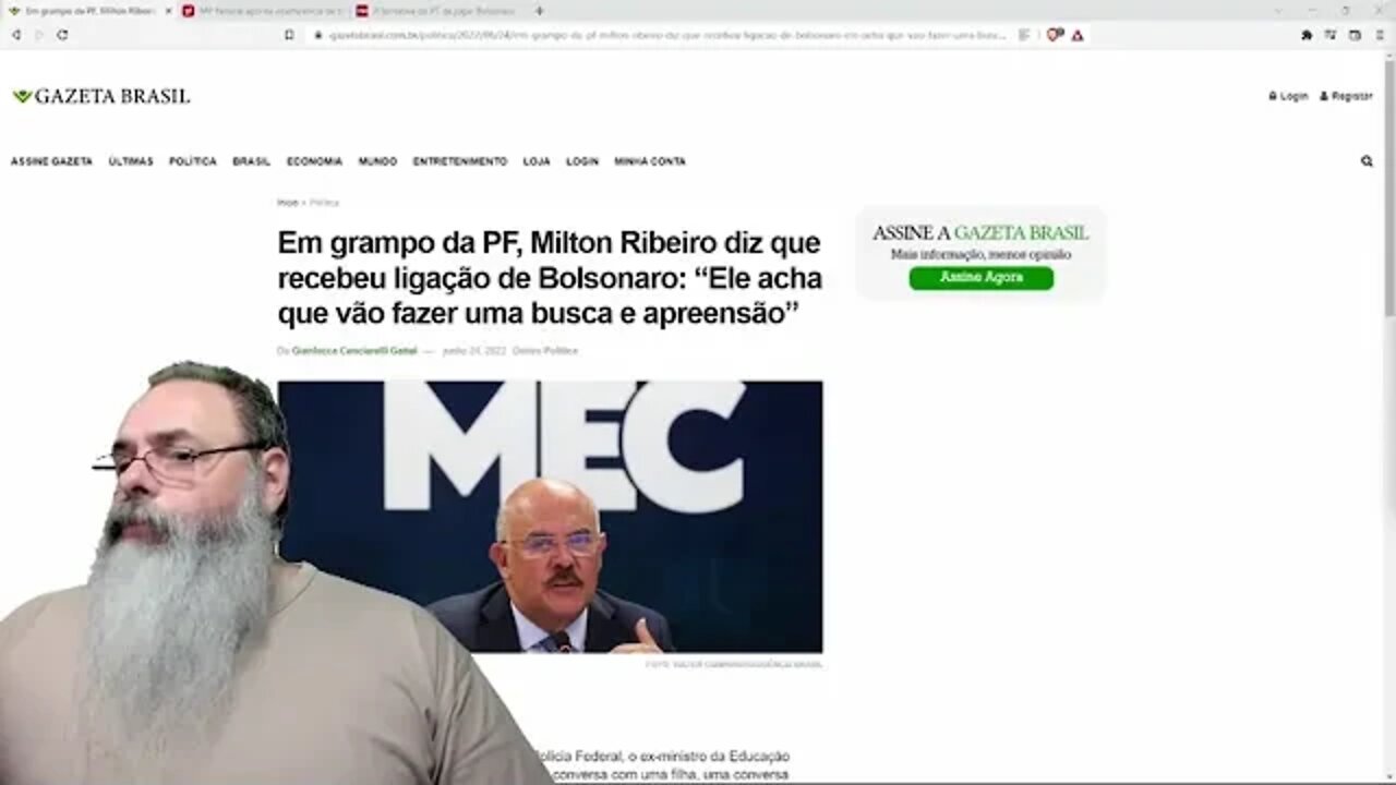 ÁUDIO ANTIGO é usado pela MÍDIA TRADICIONAL para implicar BOLSONARO no caso de MILTON RIBEIRO