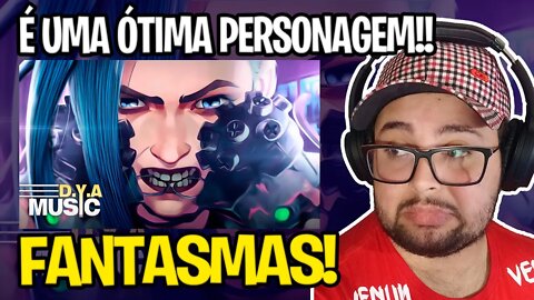 REAGINDO A Jinx (Arcane) | Meus Fantasmas | D.Y.A