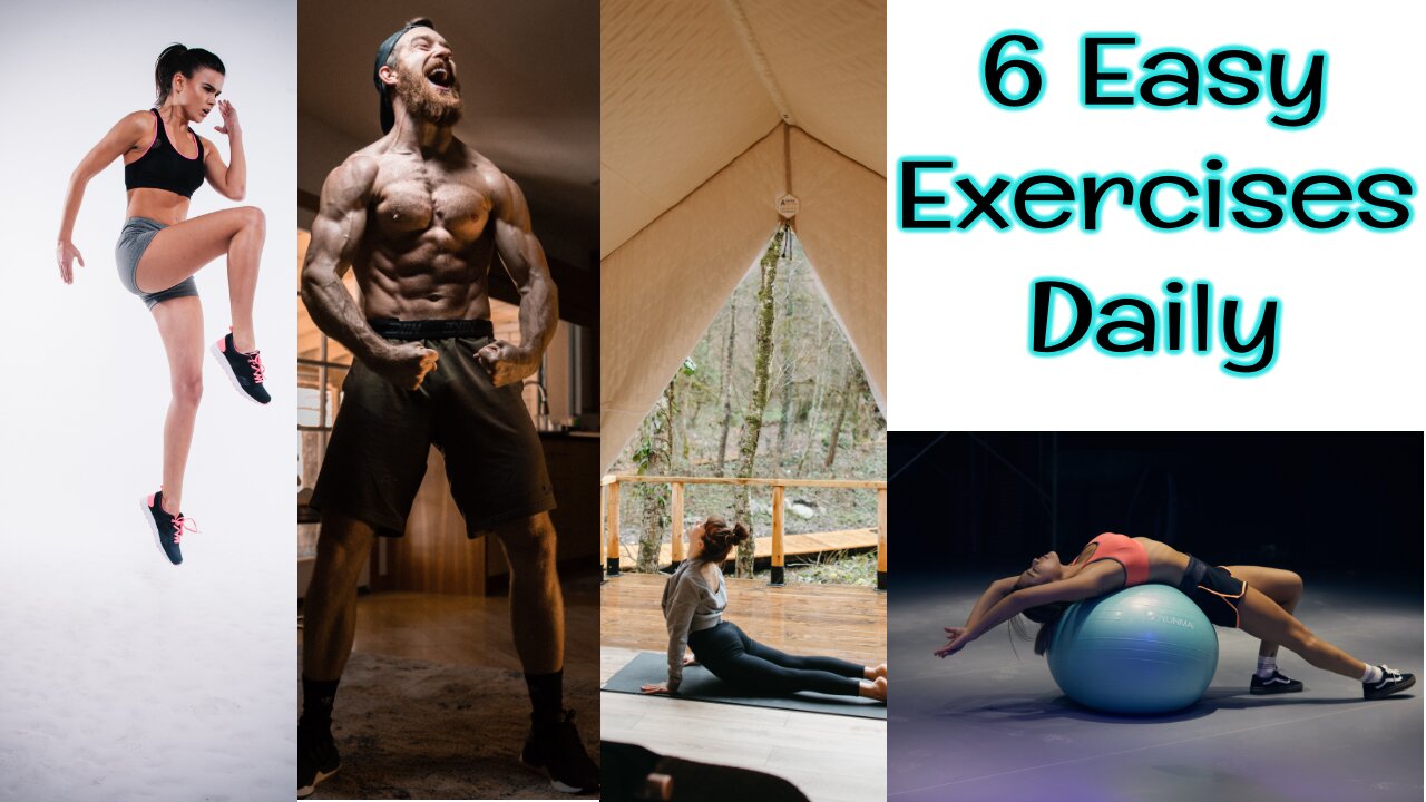 #6_Easy_Exercises_Daily #(World Health)