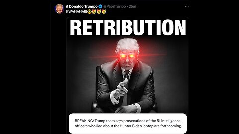 Breaking News - Trump "Retribution"