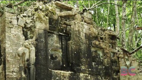 An ancient Mayan empire city was found in the Mexican jungle