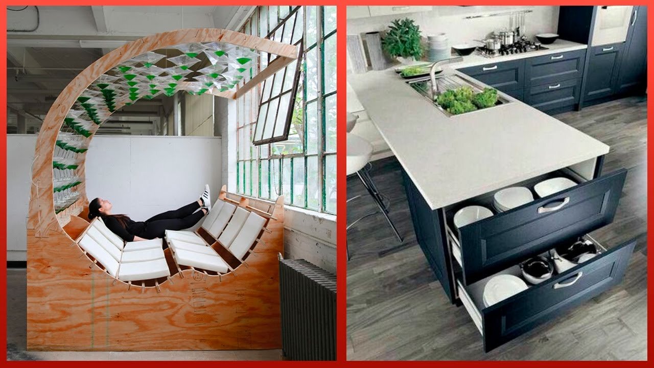 Smart Furniture | Ingenious Space Saving Designs And Hidden Doors ▶13