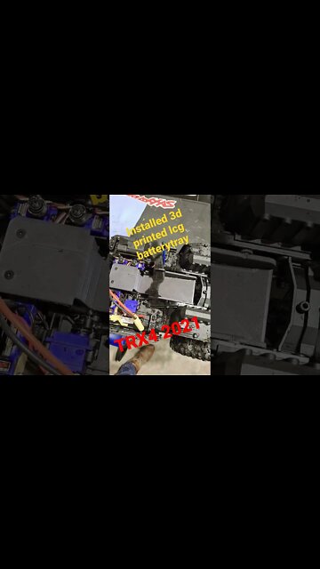 trx4 2021 lcg battertray installed