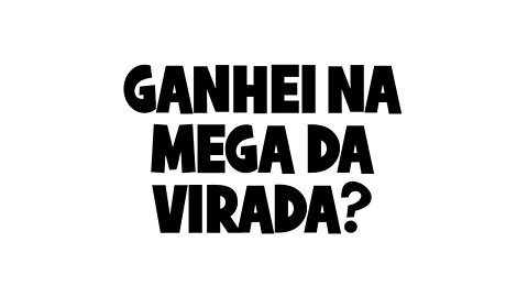 Ganhei na Mega da virada ou não? #shorts