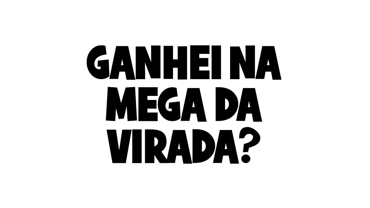 Ganhei na Mega da virada ou não? #shorts