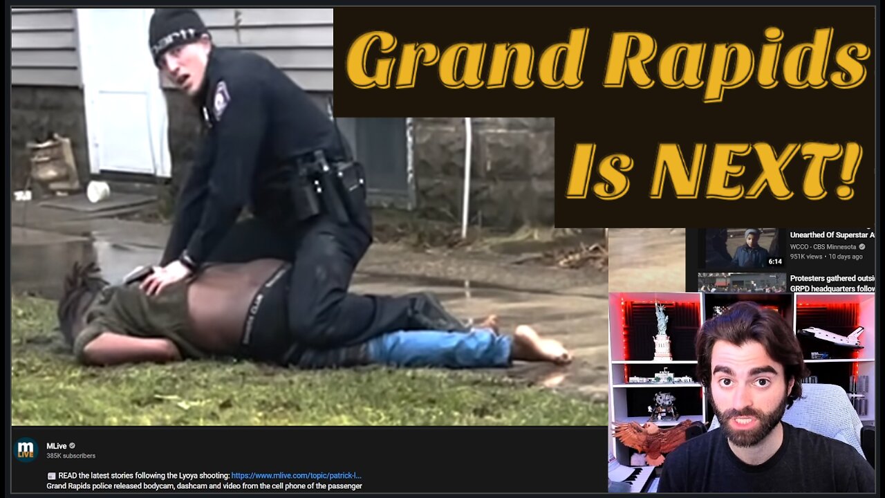 Grand Rapids Is NEXT! Officer Shoots 'Unarmed Black Man' Patrick Lyoya, Media Fanning Flames!