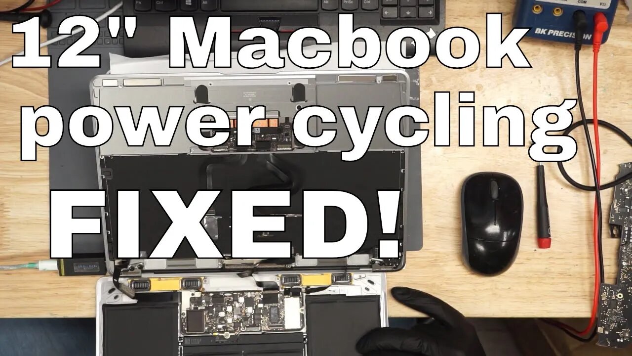 A1534 12" Macbook, 820-00045 30-60 milliamp power cycling: logic board repair.