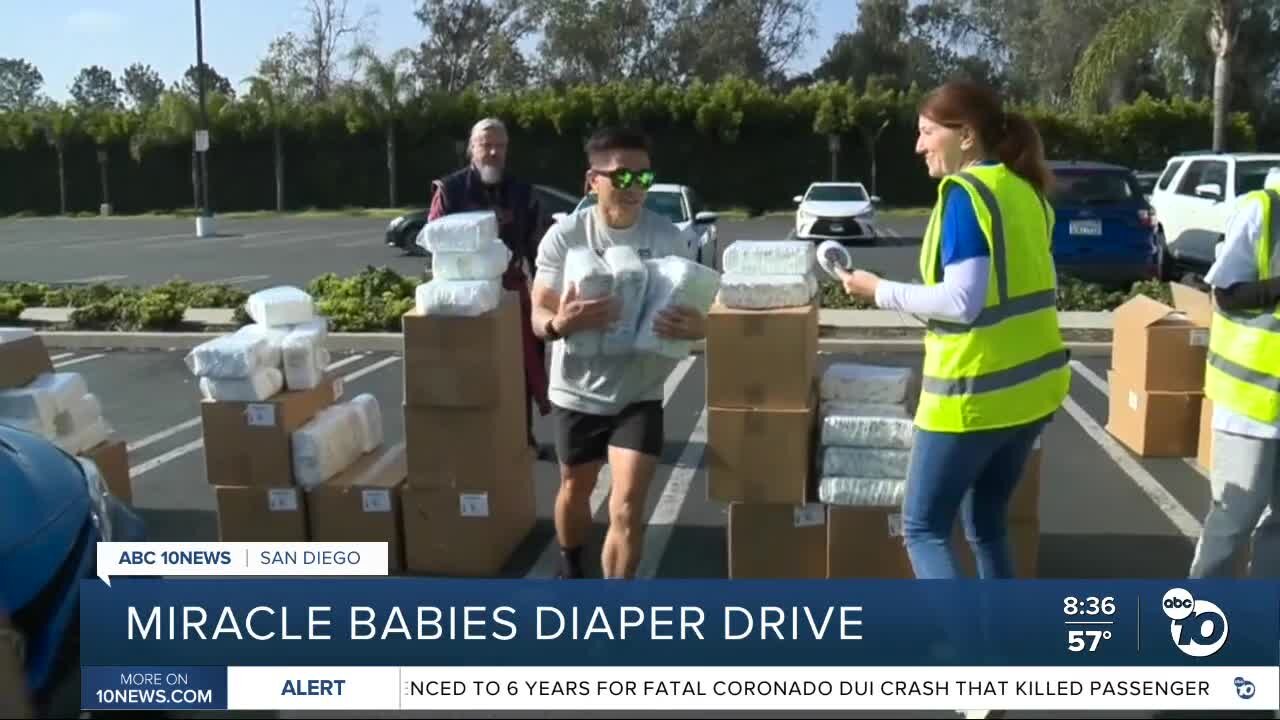 Miracle Babies hands out diapers to National City families