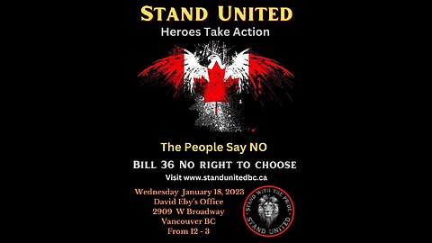 STOP BILL 36 - STAND UNITED