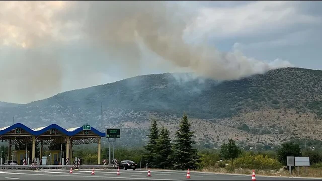 Nekoliko požara izbilo iznad A1 nakon grmljavinskog nevremena