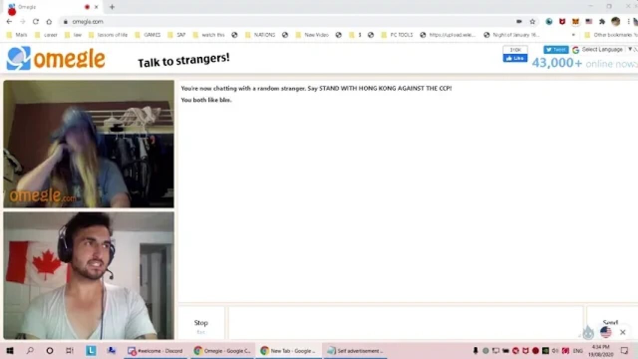Ignorant leftust omegle girl admits to her ignorance!