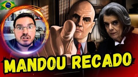 Alexandre manda recado ao vivo na Globo News para Cármen Lúcia