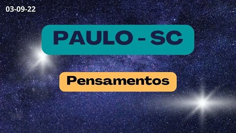 PAULO SC Pensamentos