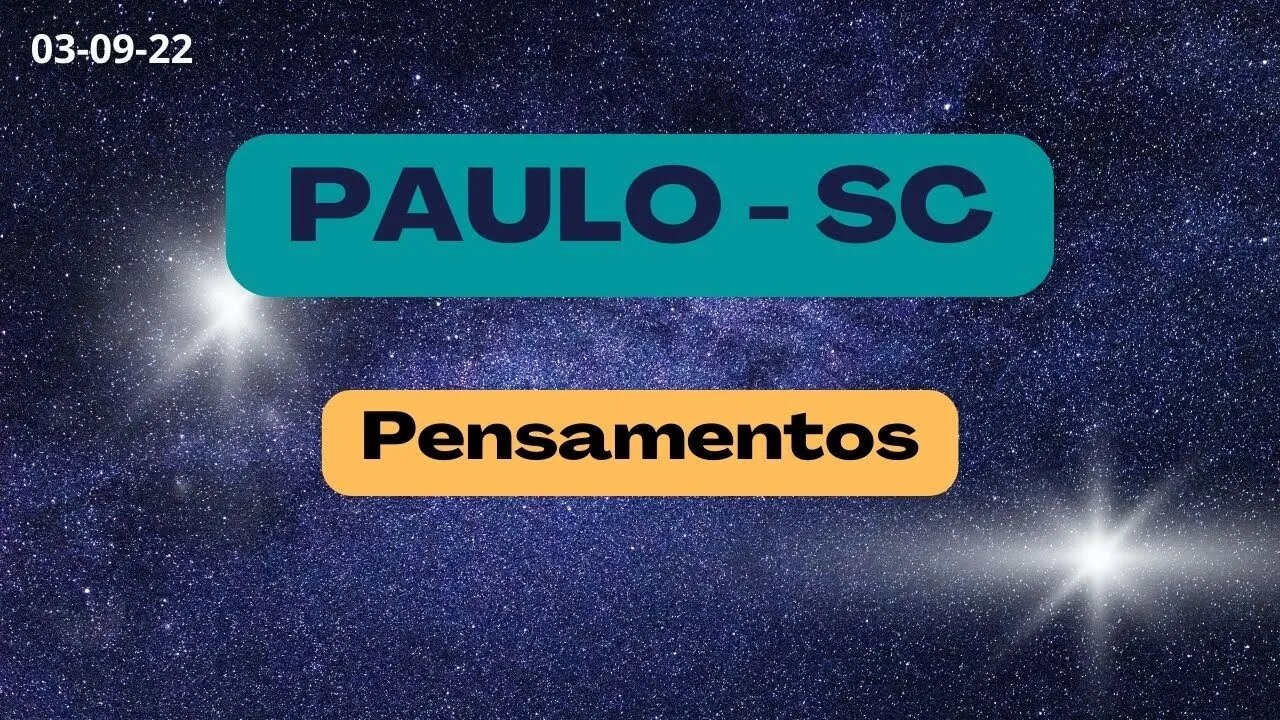 PAULO SC Pensamentos