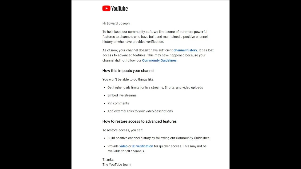 Channel Profiling!!! Don't give in!!!