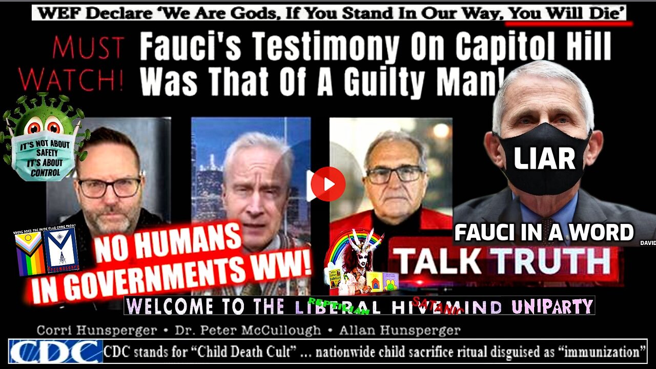 Dr. Peter McCullough: Fauci's Testimony On Capitol Hill Was That Of A Guilty Man!