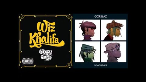 Feel Good in Black and Yellow Wiz Khalifa vs Gorillaz Mashup