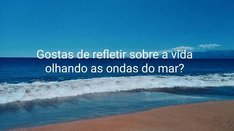 [VISÃO PARADISÍACA DO MAR COM MÚSICA DE FUNDO]. Relaxe FÁCIL. 🌷