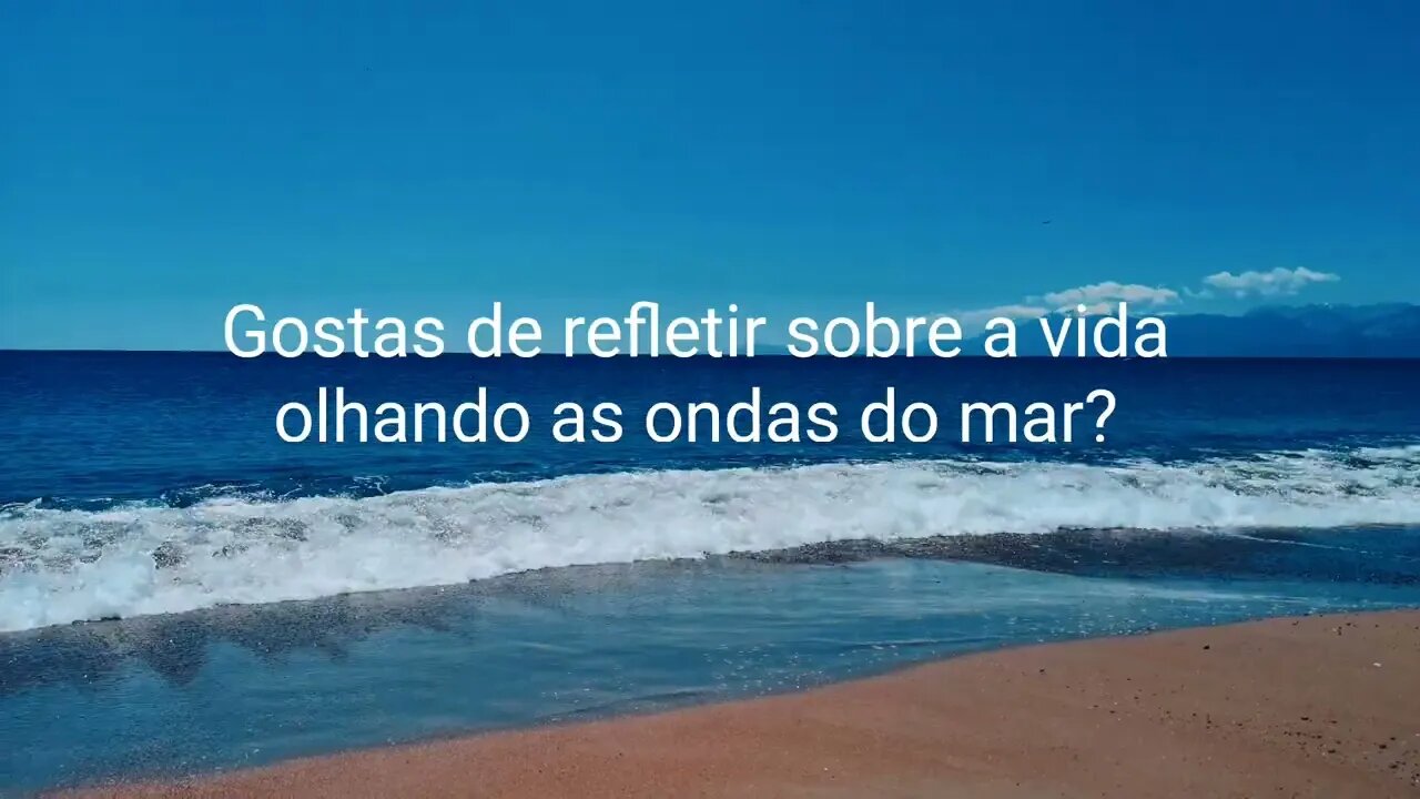 [VISÃO PARADISÍACA DO MAR COM MÚSICA DE FUNDO]. Relaxe FÁCIL. 🌷