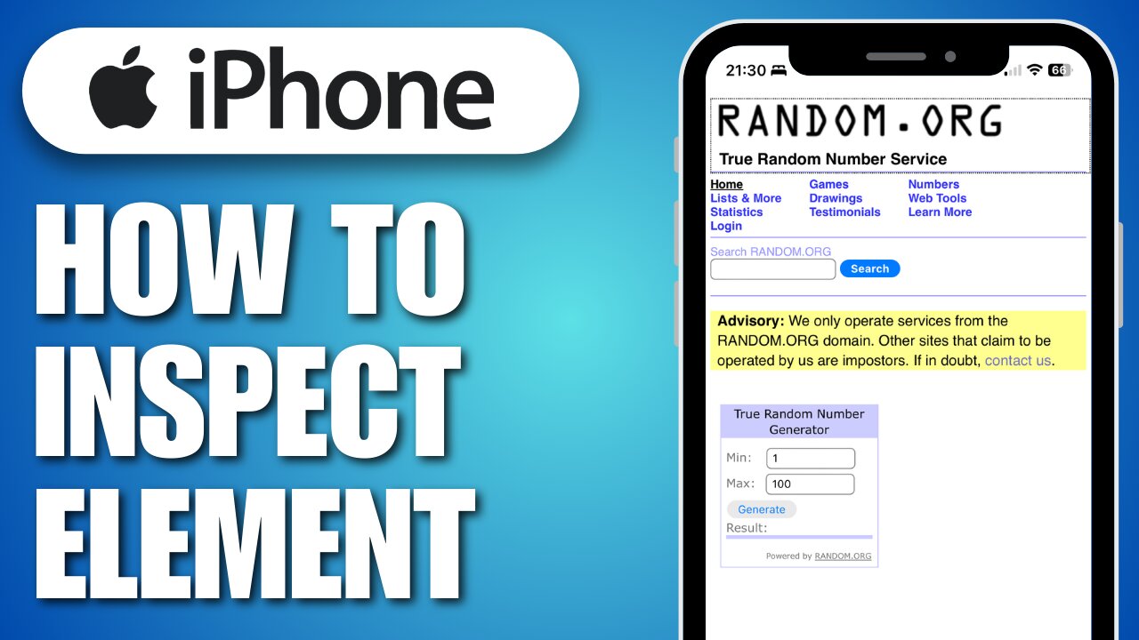 How To Inspect Element On iPhone