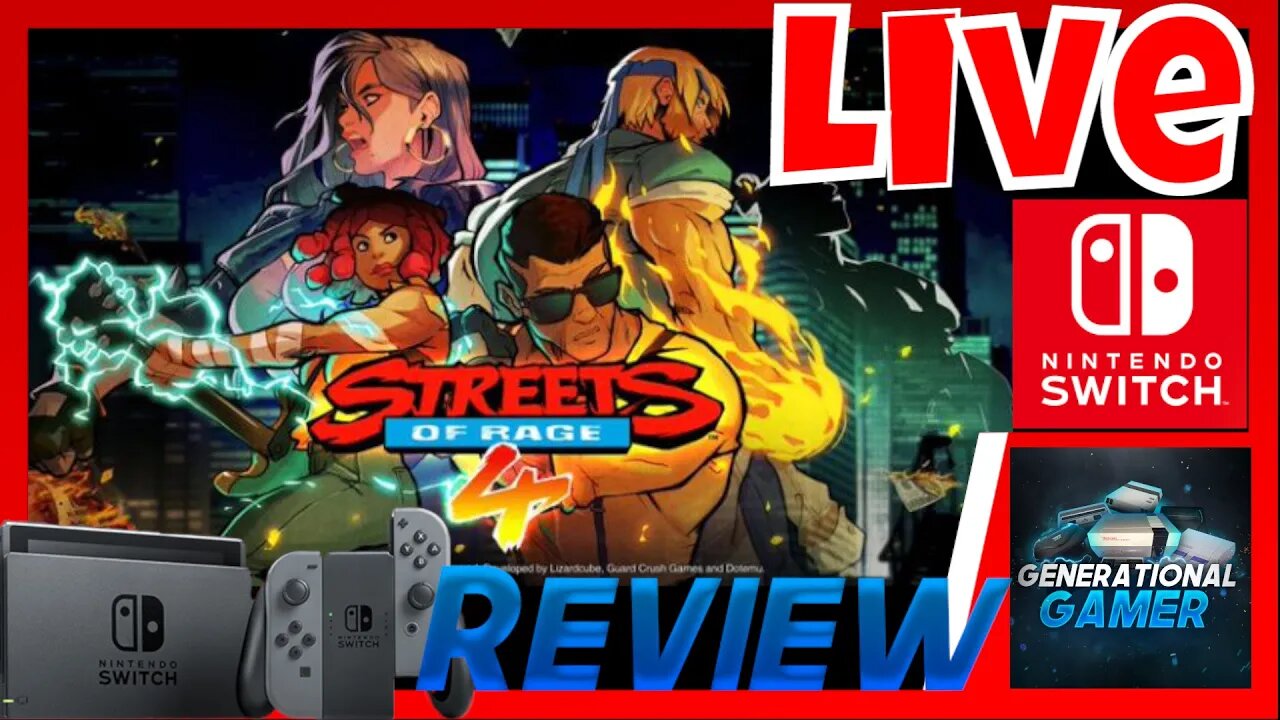 Streets Of Rage 4 Reaction and Review on Nintendo Switch - LIVE