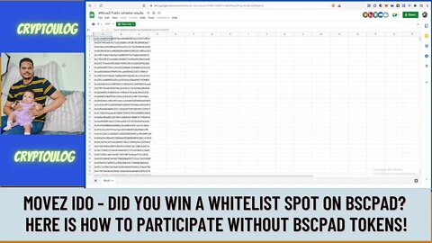 Movez IDO - Did You Win A Whitelist Spot On BSCPAD? Here Is How To Participate Without BSCPAD Tokens